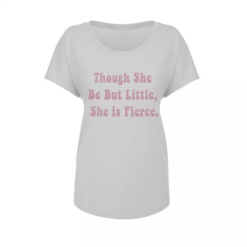 Junior's Grayson Threads Though She Graphic Tee, Women's, Size: XL, Grey White Product Image