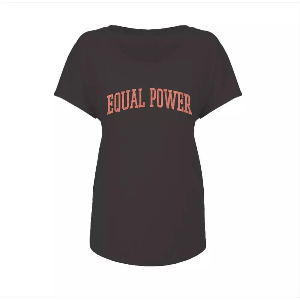 Junior's Grayson Threads Equal Power Graphic Tee, Women's, Size: XXL, Vintage Black Product Image