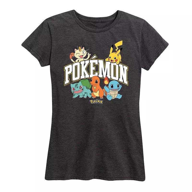 Womens Pokemon Athletic Graphic Tee Blue Product Image