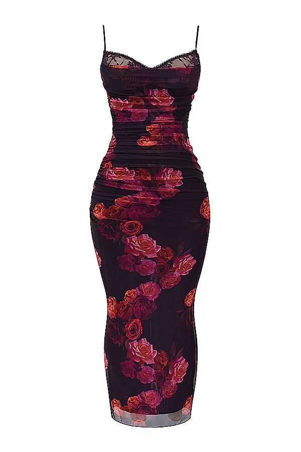 Nalini Romantic Floral Maxi Dress Product Image