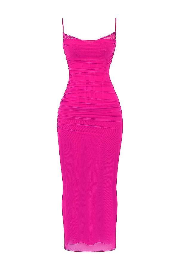 Nalini Fuchsia Maxi Dress Product Image