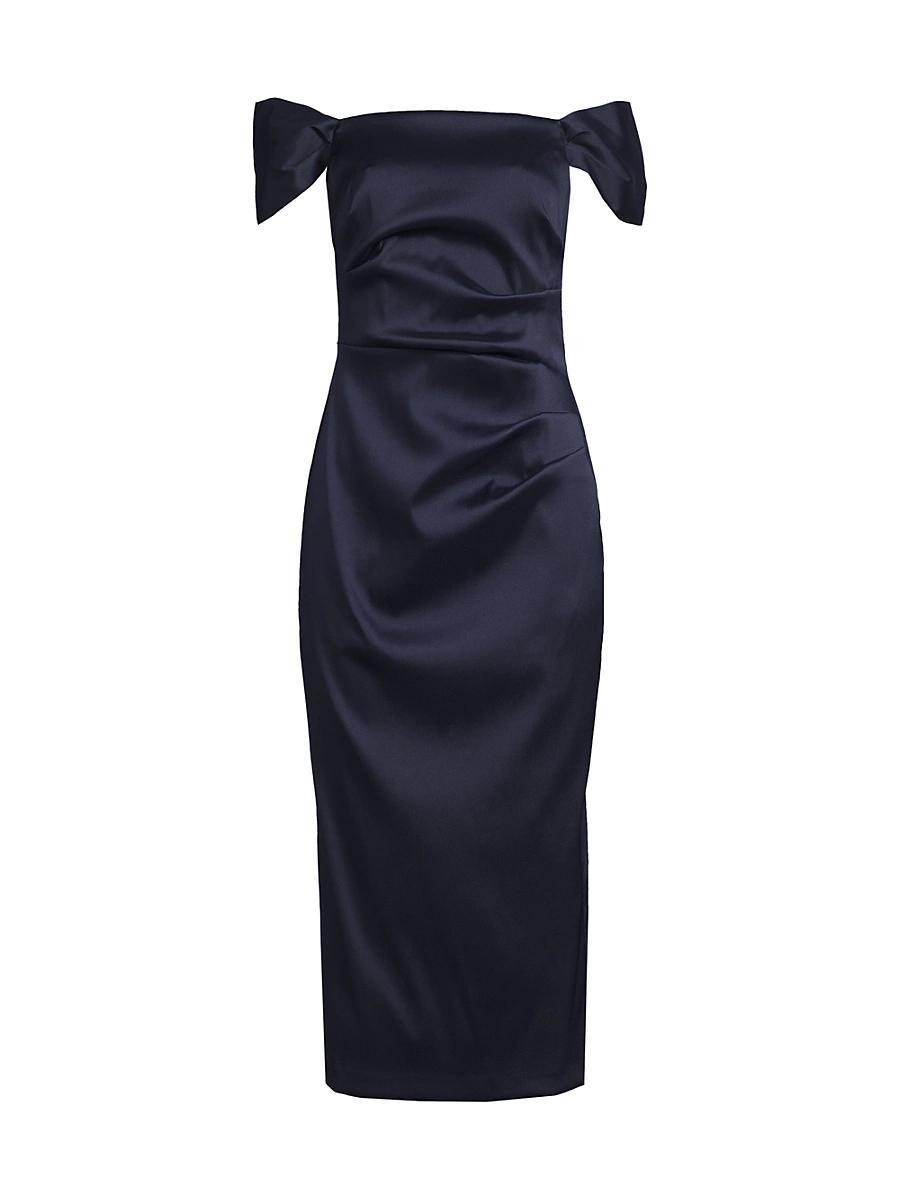 Aidan Mattox Off The Shoulder Sheath Dress Product Image