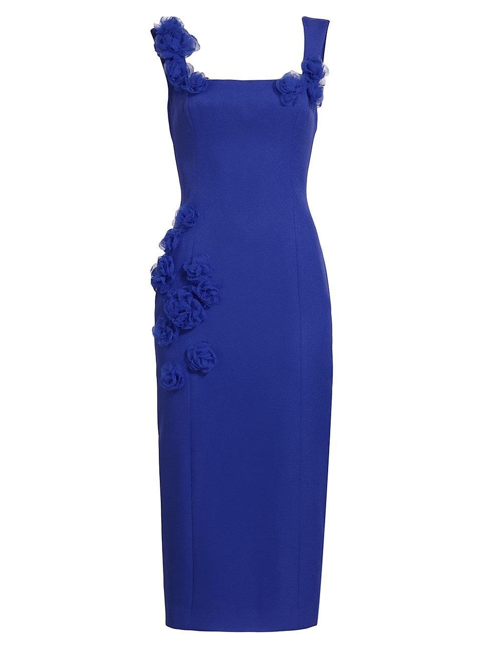 Womens Valeria Floral Midi-Dress Product Image