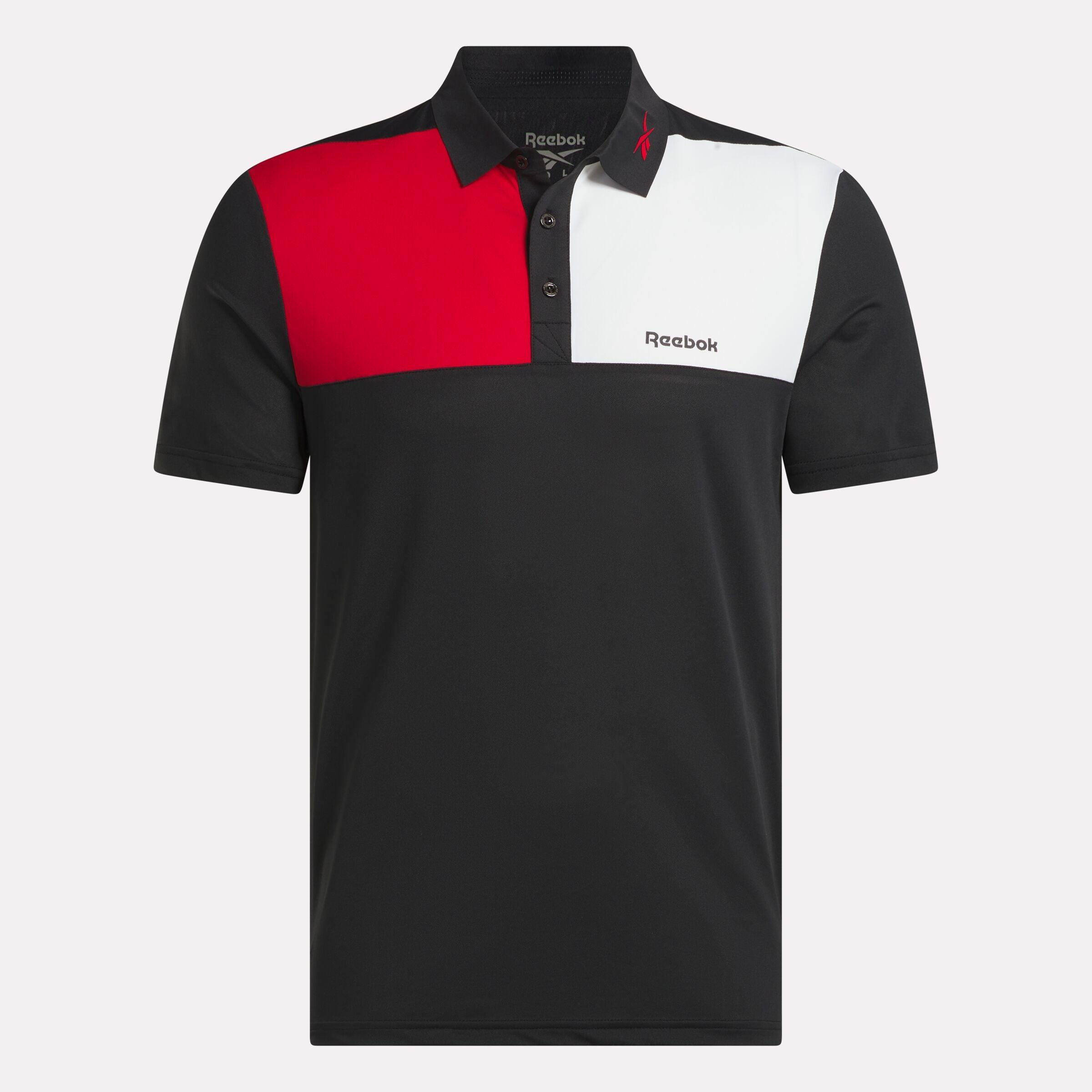 Men's Colorblock Bonded Collar Polo Shirt Male Product Image