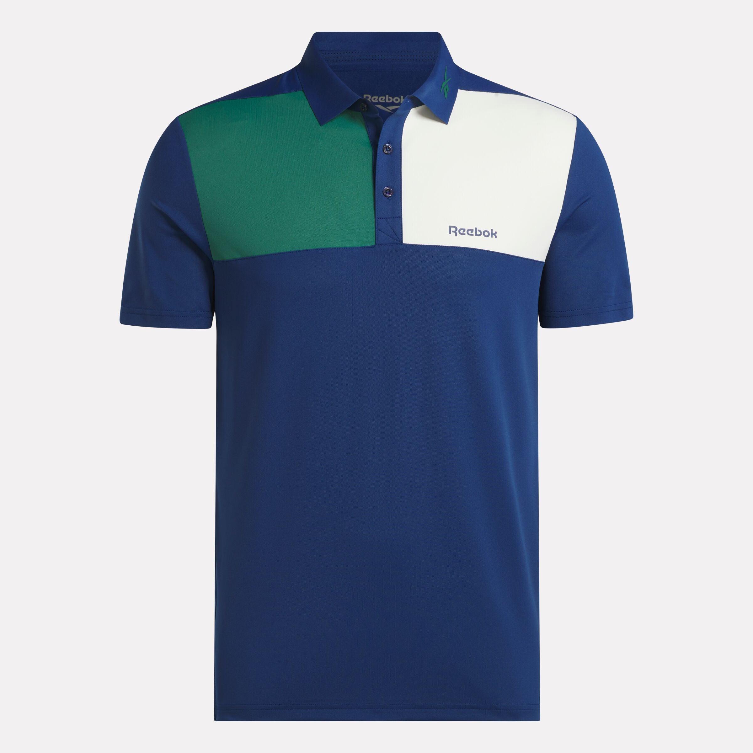 Men's Colorblock Bonded Collar Polo Shirt Male Product Image