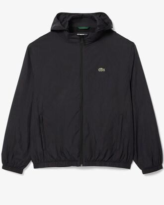 Water-Repellent Hooded Track Jacket Product Image
