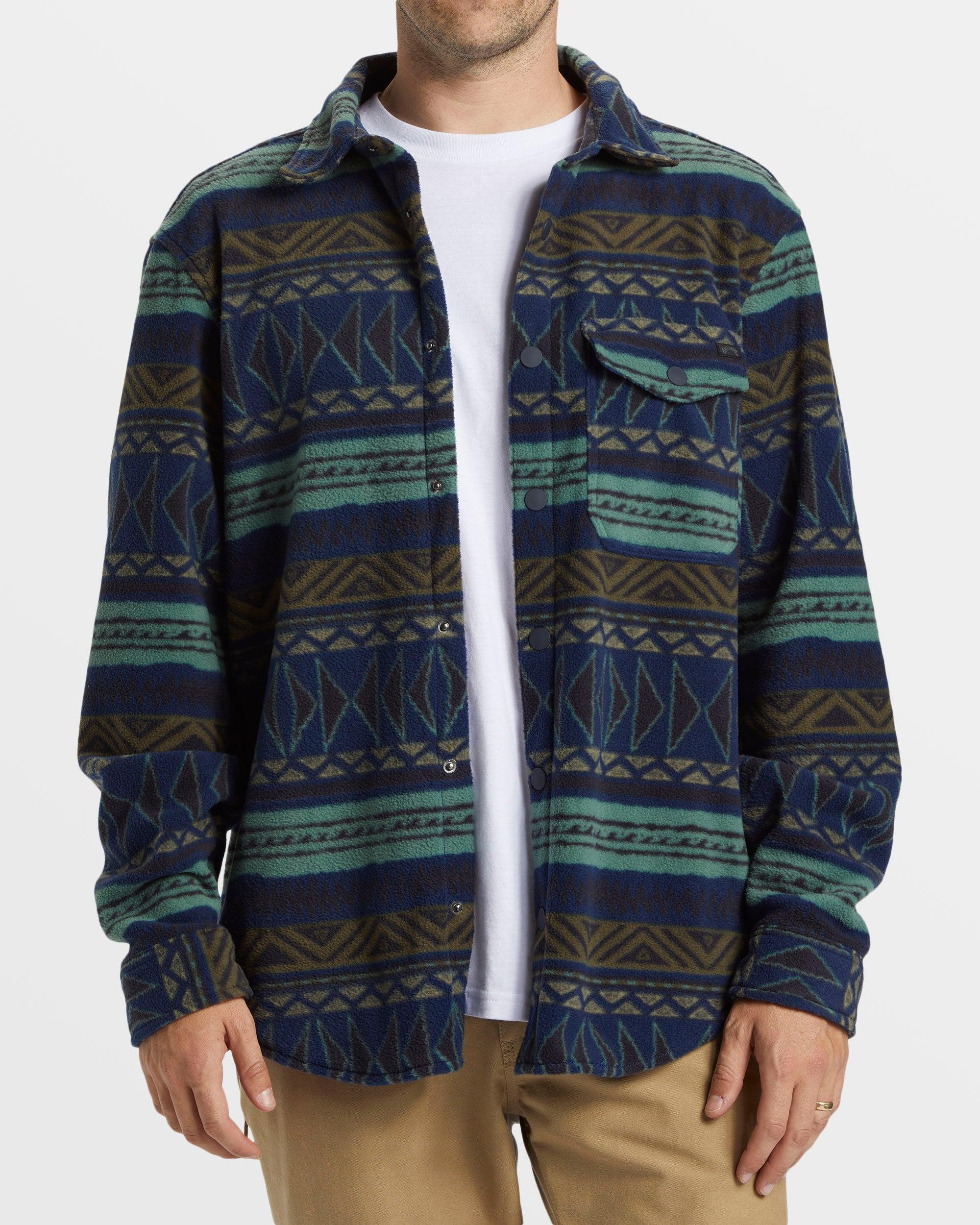 A/Div Furnace Flannel Shirt - Dusty Navy Male Product Image