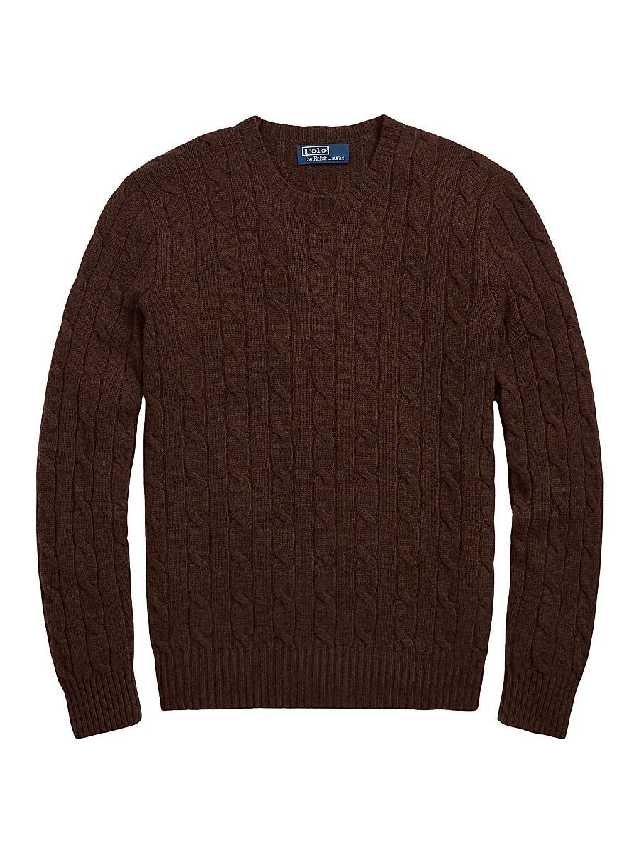 Mens The Iconic Cable-Knit Cashmere Sweater Product Image