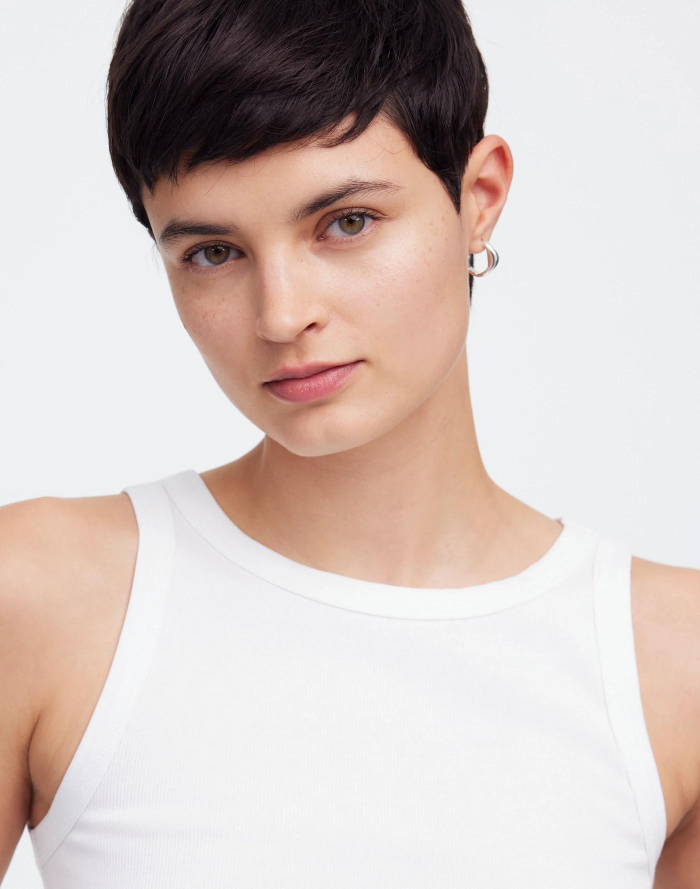 (Re)generative Cotton Essential High-Neck Tee Product Image
