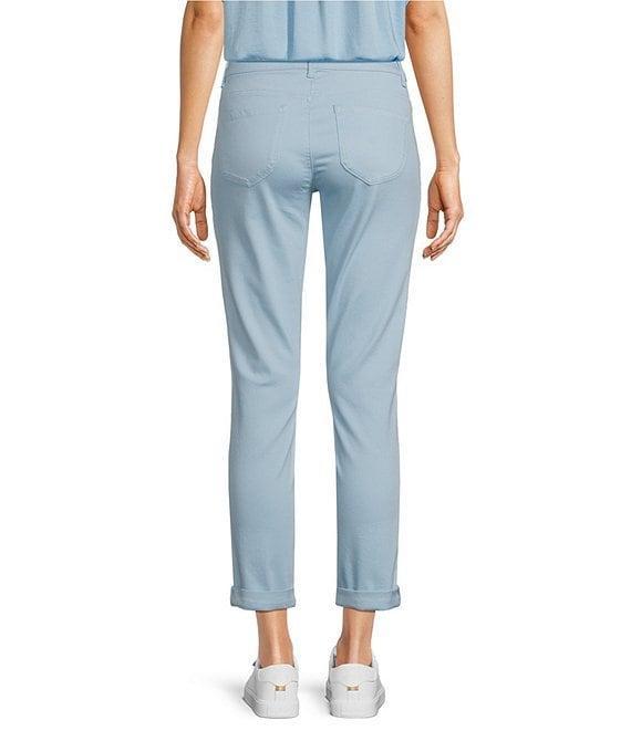 Gibson & Latimer Perfect Fit Roll-Cuff Skinny Twill Pants Product Image