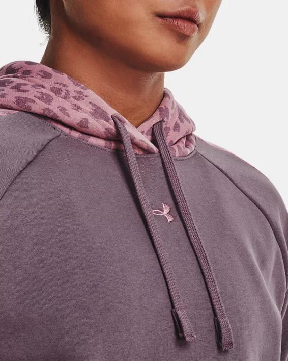Women's UA Rival Fleece Blocked Hoodie Product Image