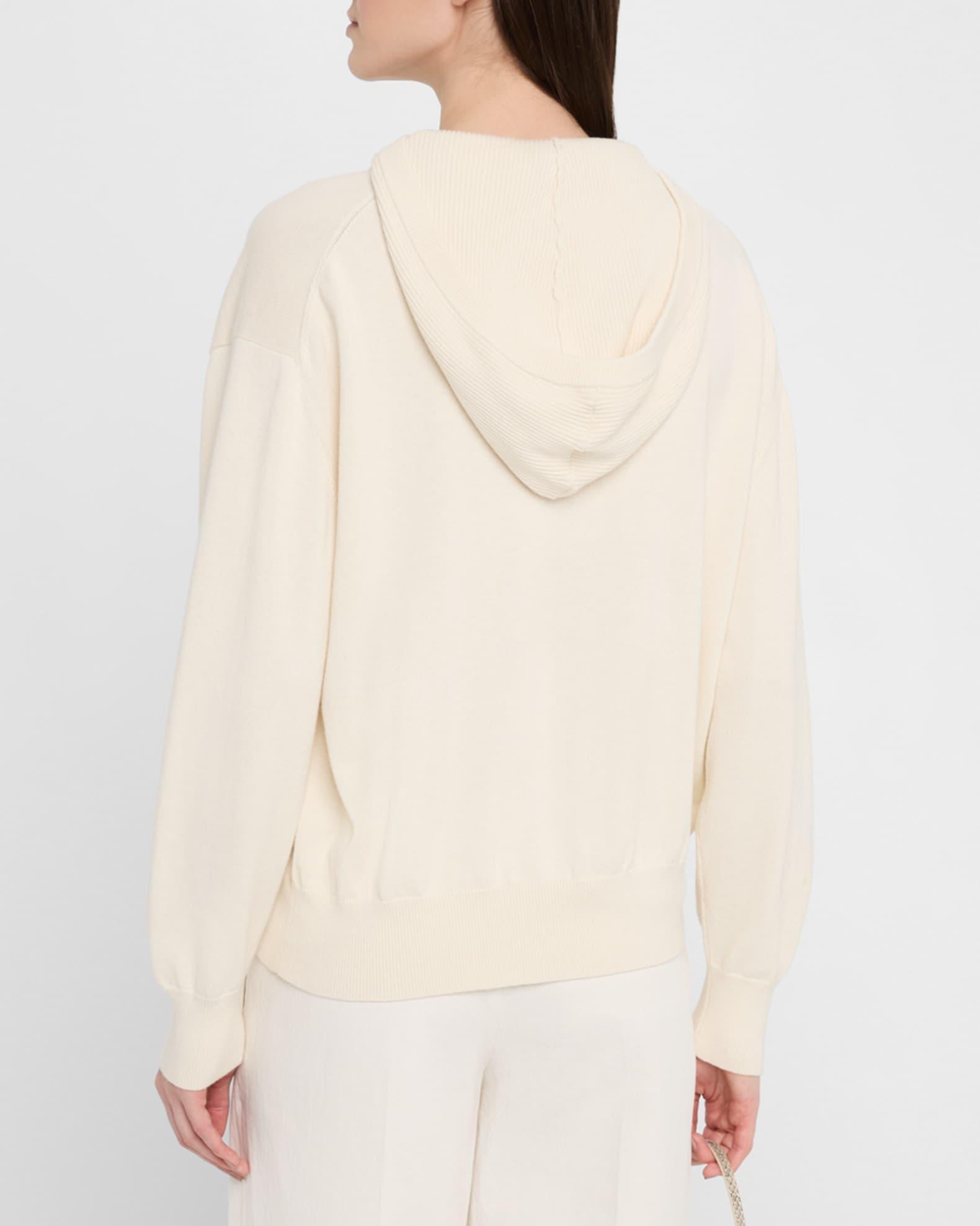 Layered Knit Hoodie Product Image