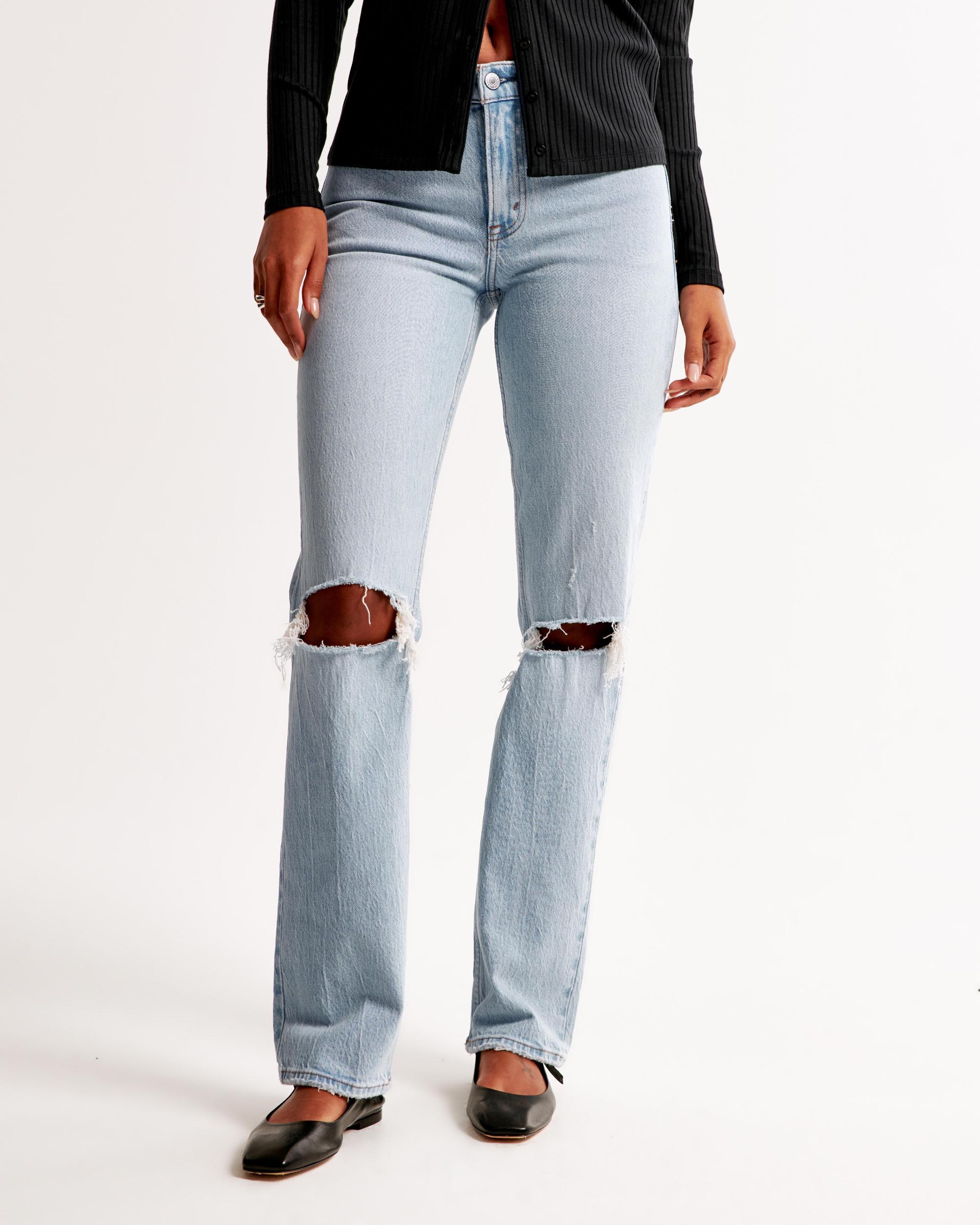 Mid Rise 90s Straight Jean Product Image