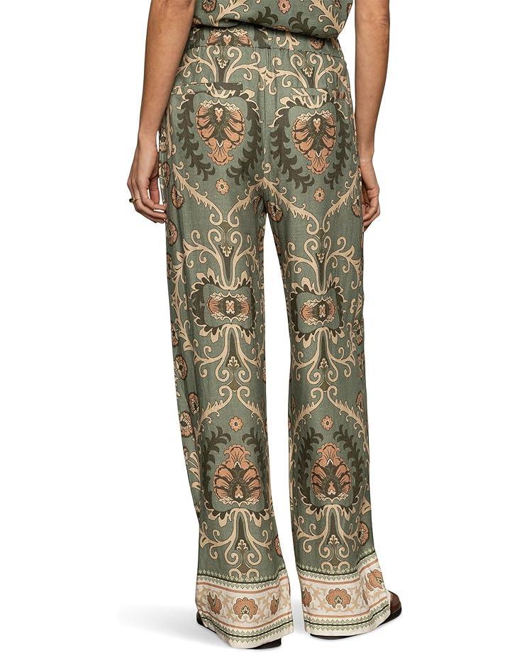 Soft Marine Wide Leg Crop Product Image