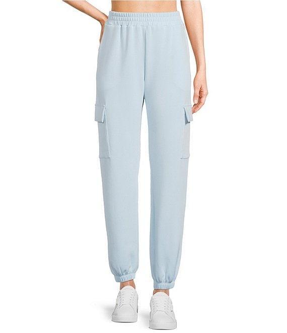 Copper Key Wide Leg Drawstring Coordinating Cargo Joggers Product Image
