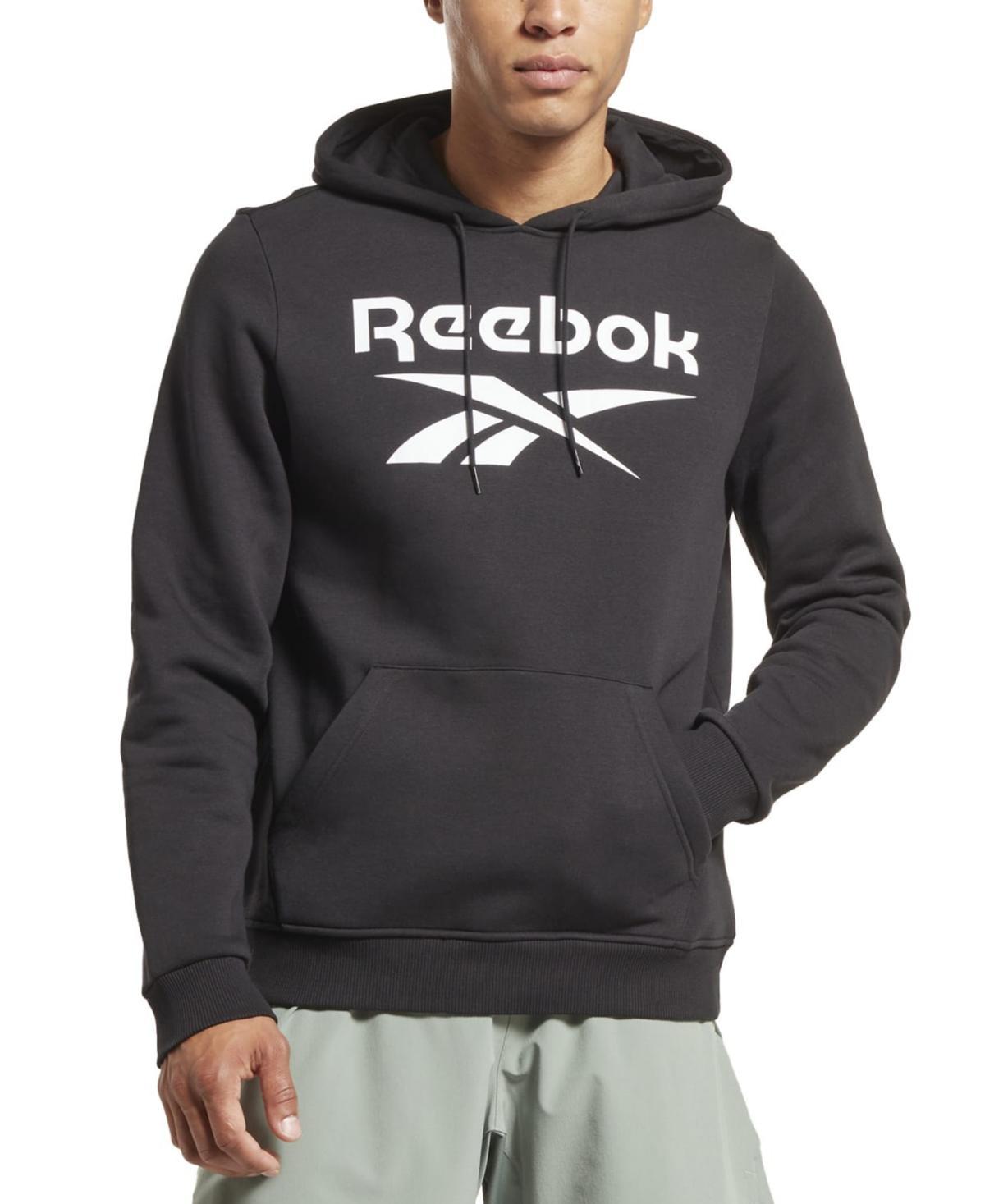 Reebok Mens Reebok Identity Big Logo Fleece Hoodie - Mens Vector Blue Product Image