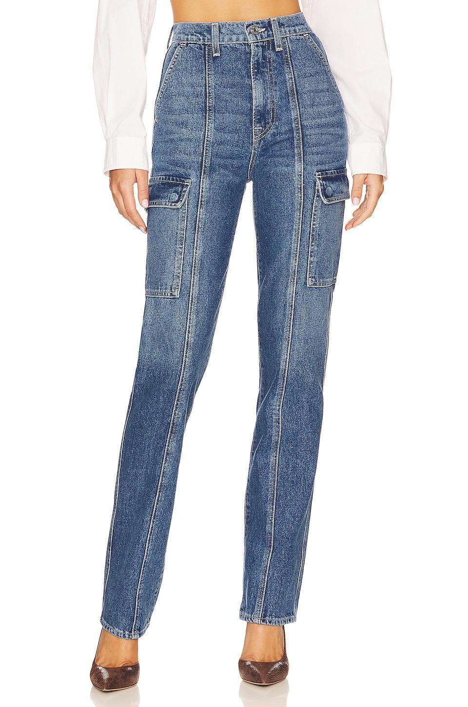 Harper High Rise Slim Cargo GRLFRND Product Image