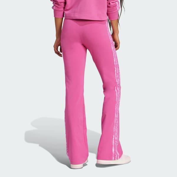 adidas Essentials 3-Stripes Print Cotton Leggings Black S Womens Product Image