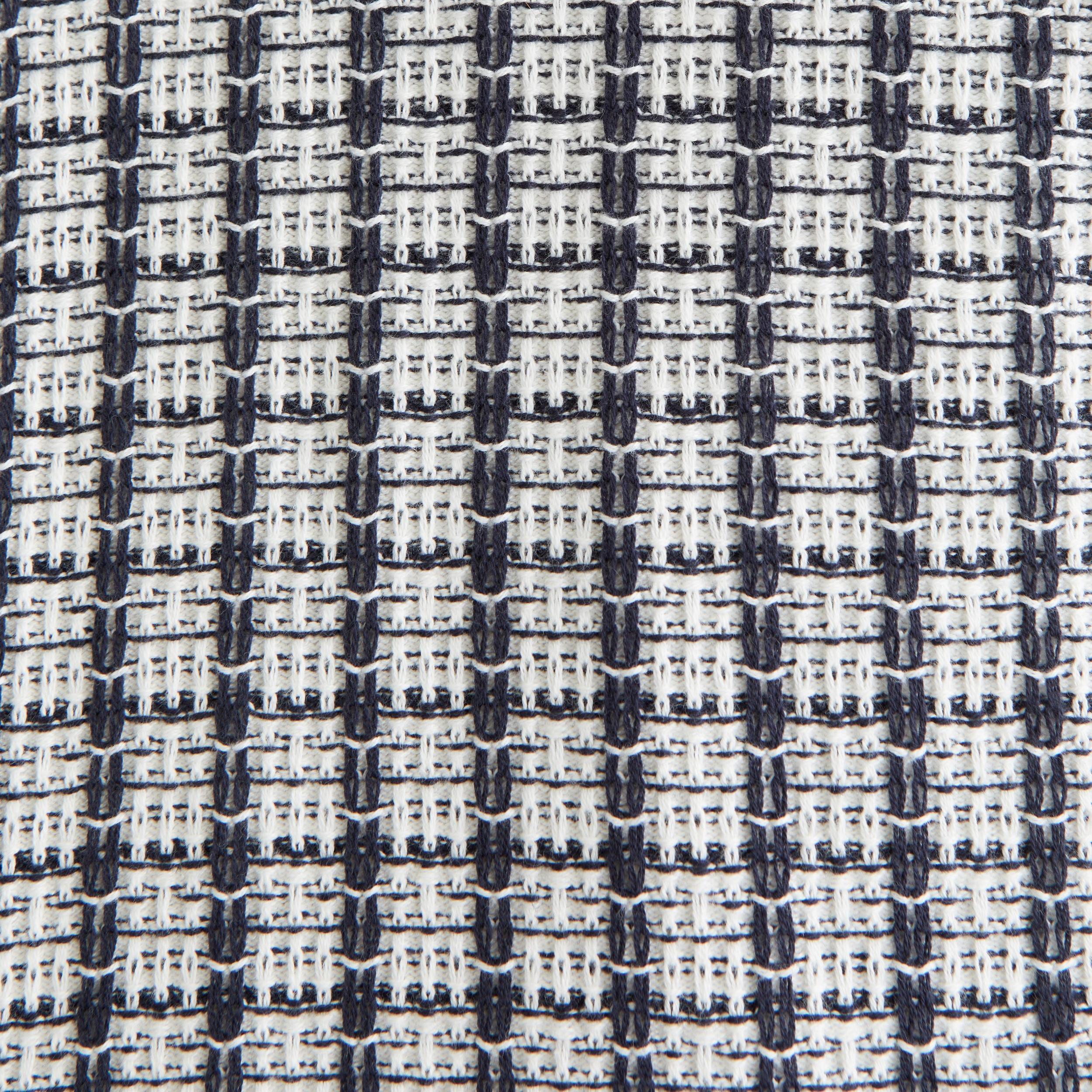 Contrasted Stitch Button-Through Sweater Polo Product Image