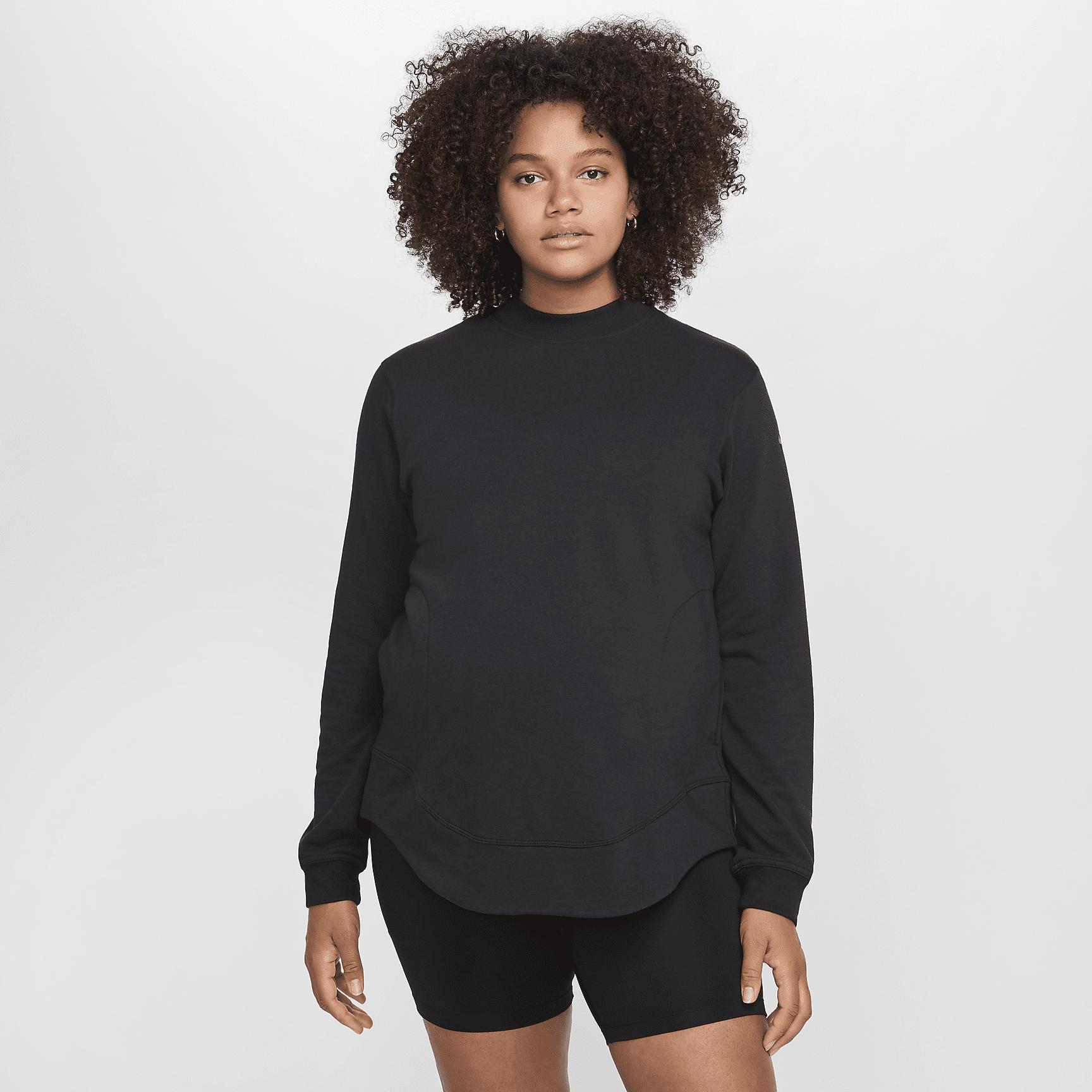 Nike (M) One Women's Reversible French Terry Pullover Top (Maternity) Product Image