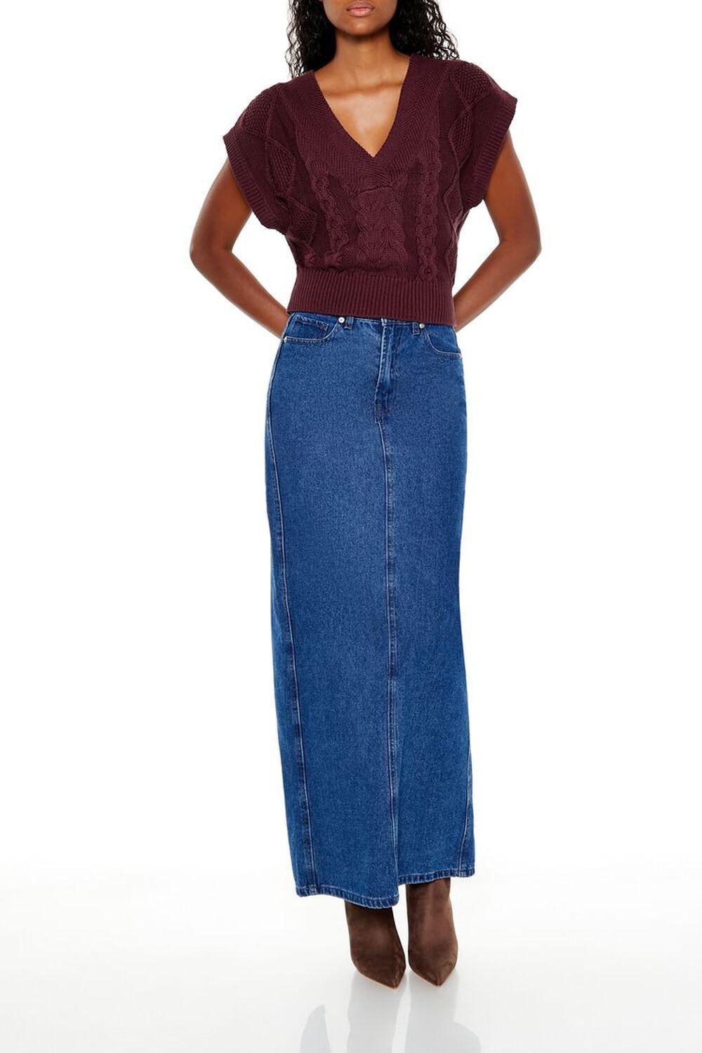 Cable Knit Sweater Vest | Forever 21 Product Image