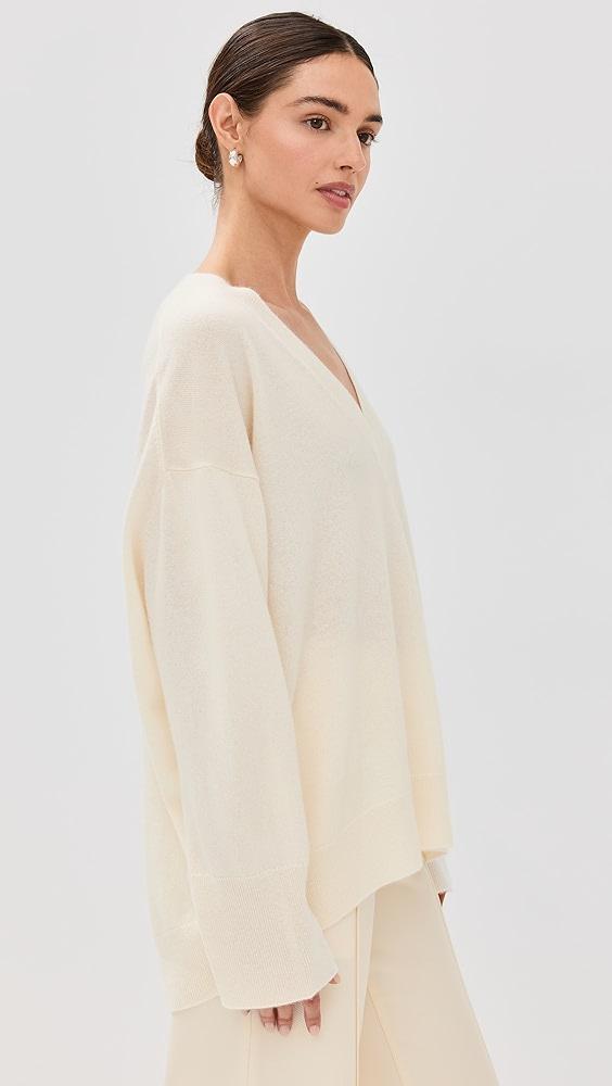 Sablyn Nylah Cashmere Slouchy V Neck Pullover | Shopbop Product Image
