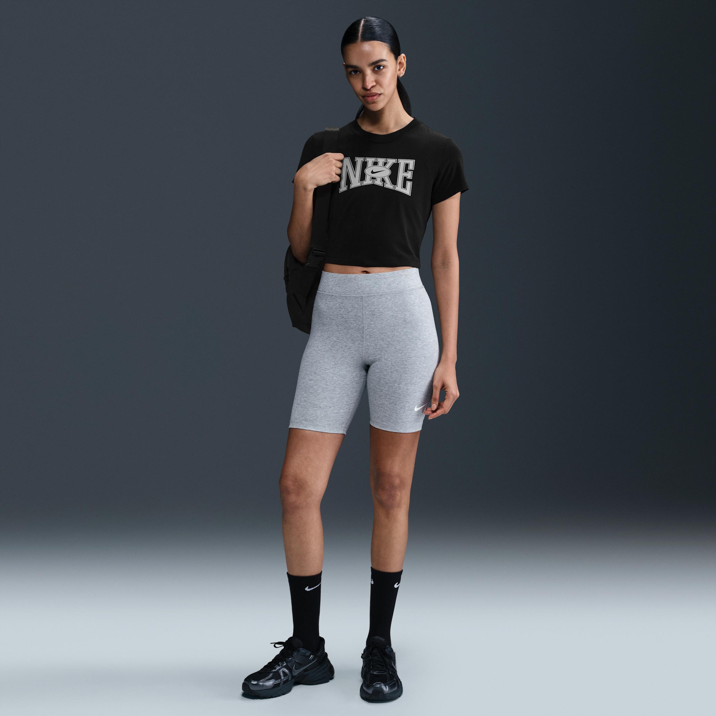 Nike Womens Sportswear Slim Cropped T-Shirt Product Image