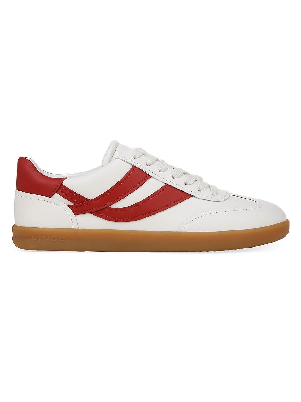 Oasis Mixed Leather Retro Sneakers Product Image