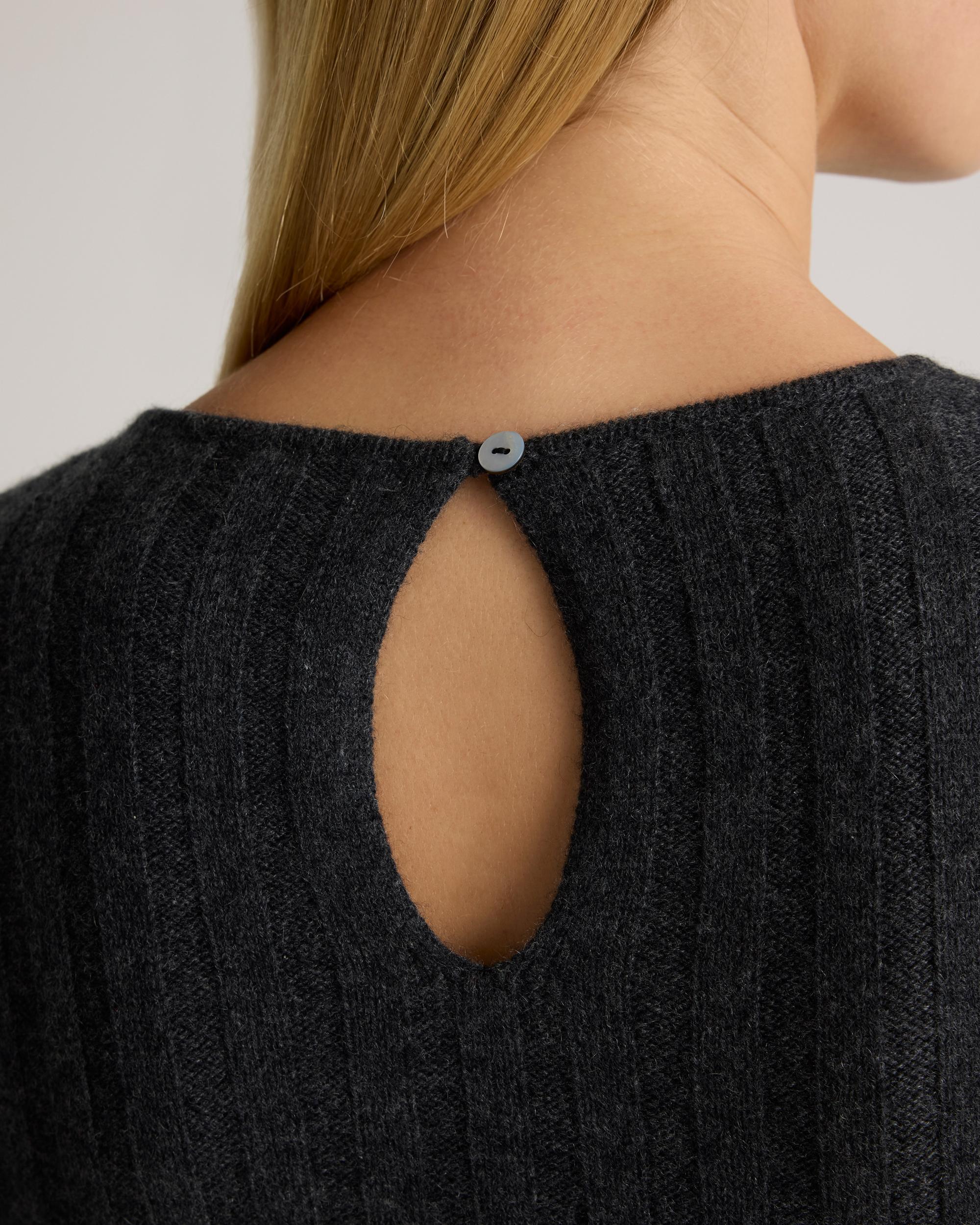 Quince | Women's Mongolian Cashmere Wide-Rib Midi Dress Product Image