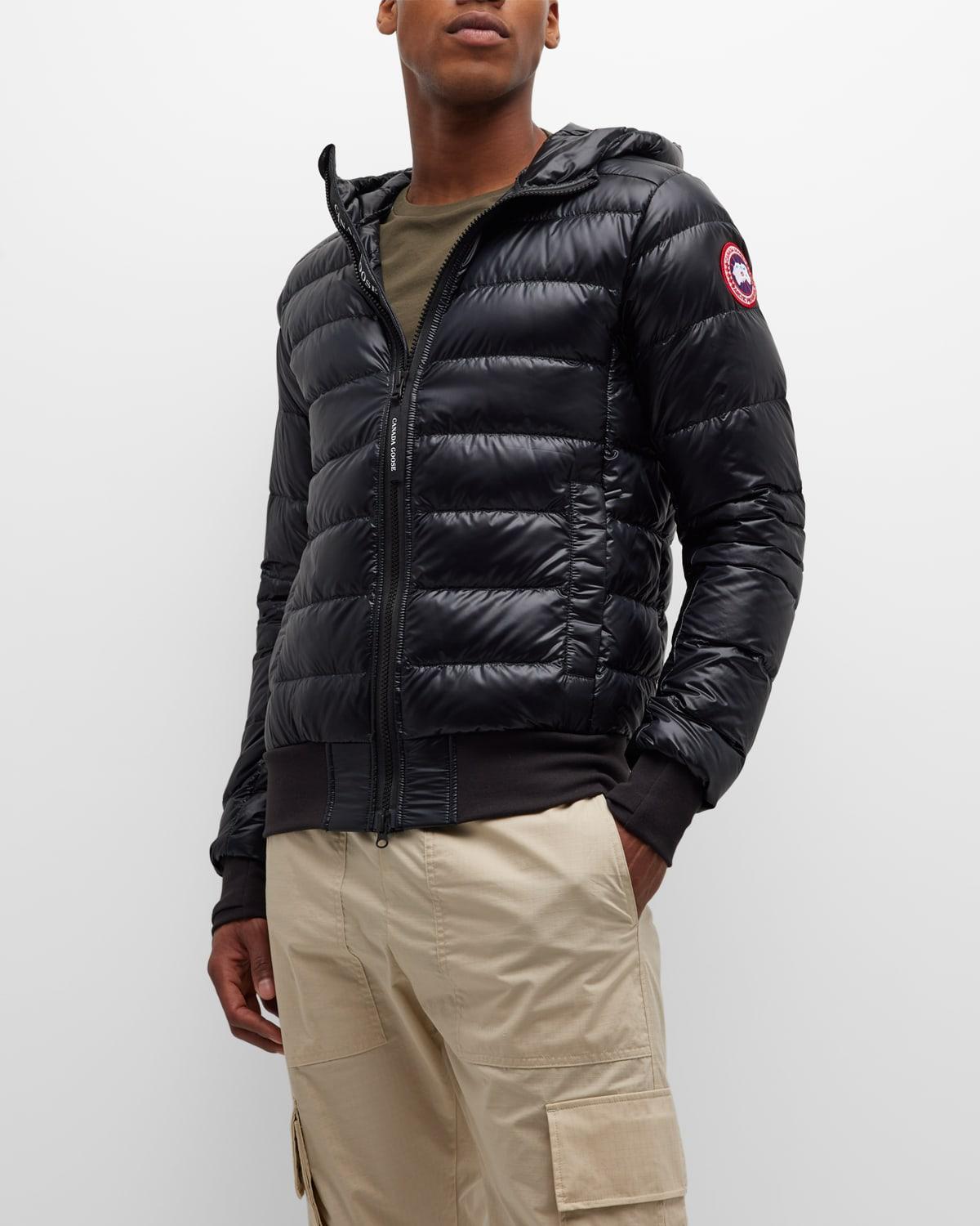 Mens Crofton Hooded Down Bomber Jacket Product Image