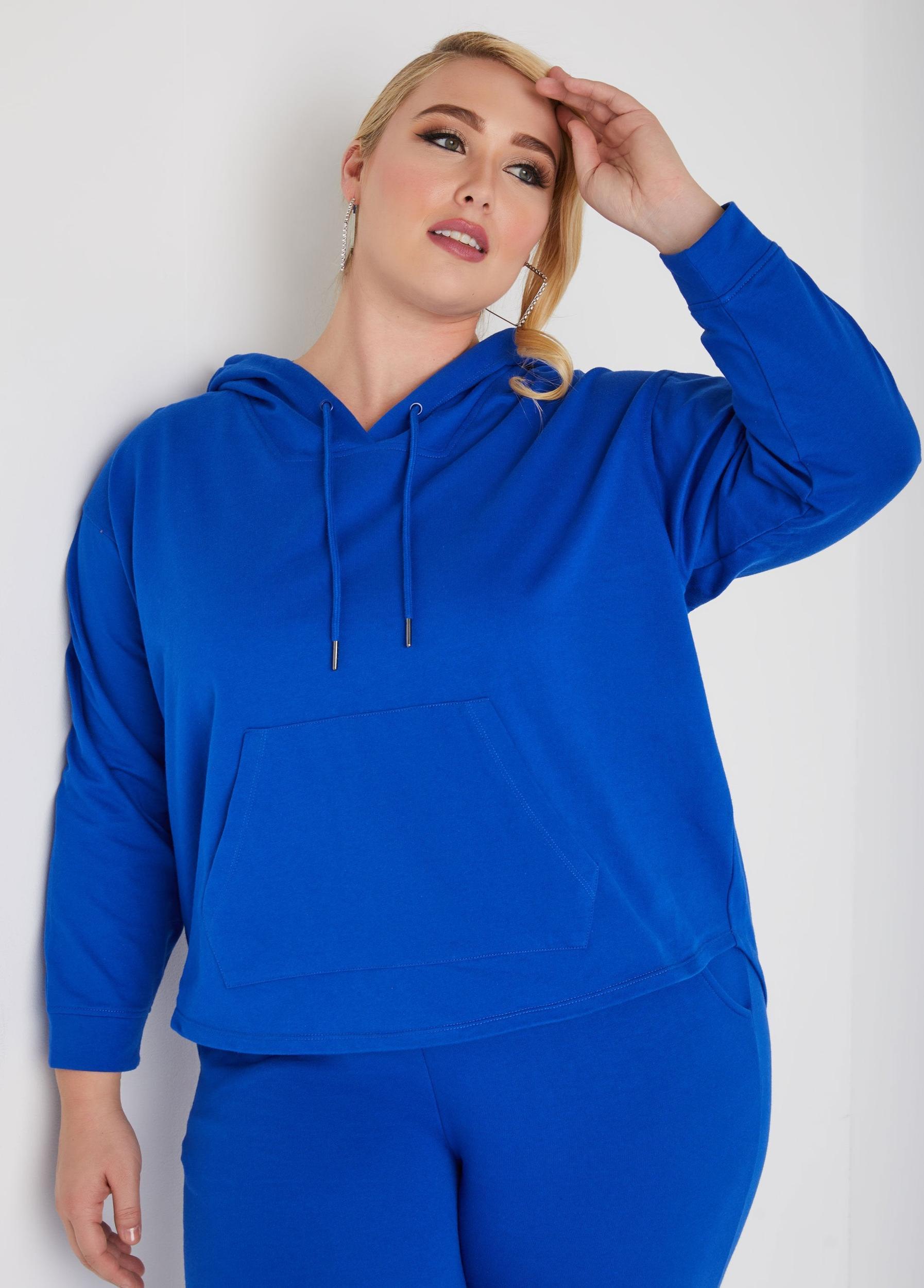 Zip Detailed Hi Low Hoodie Product Image