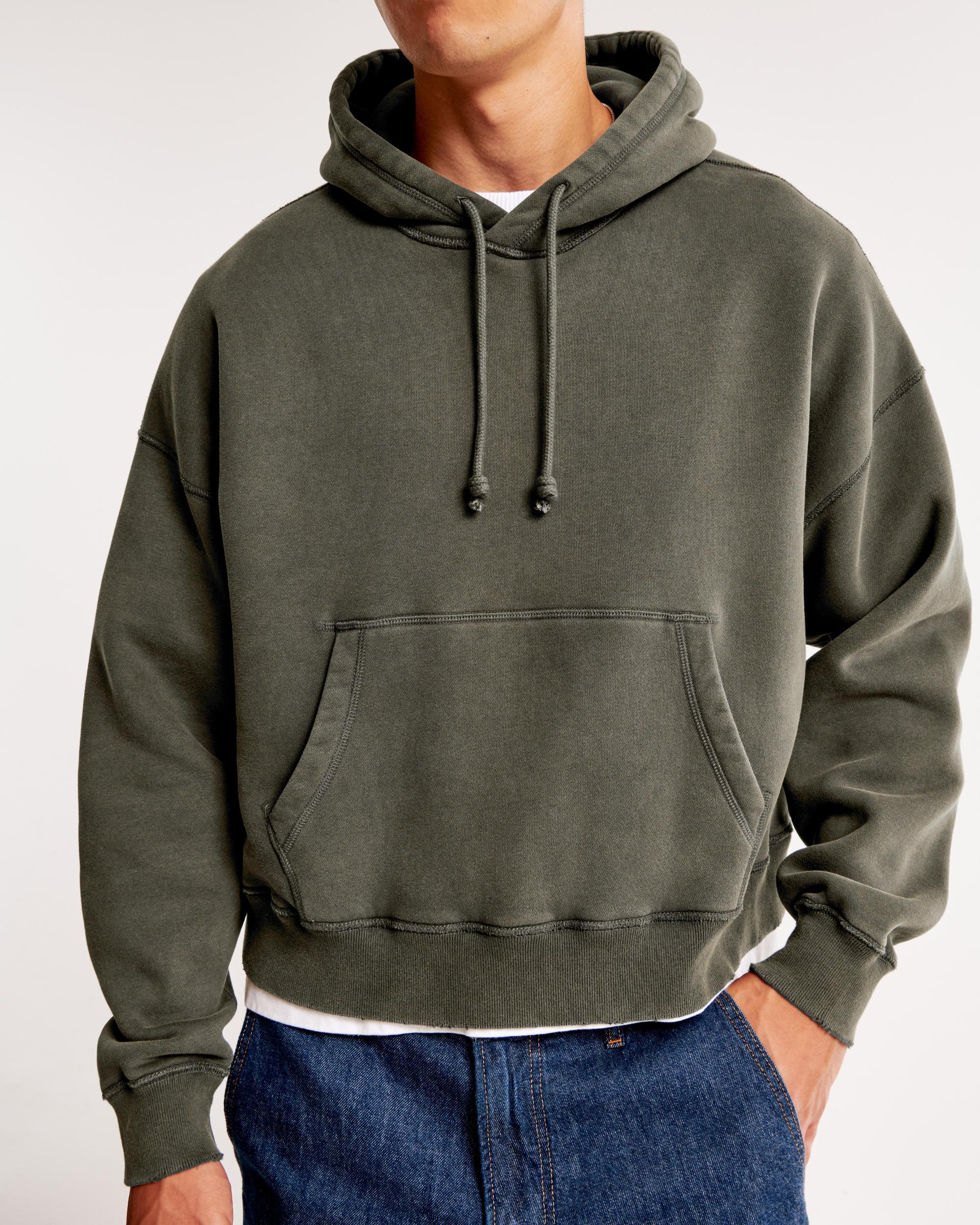 Essential Cropped Popover Hoodie Product Image