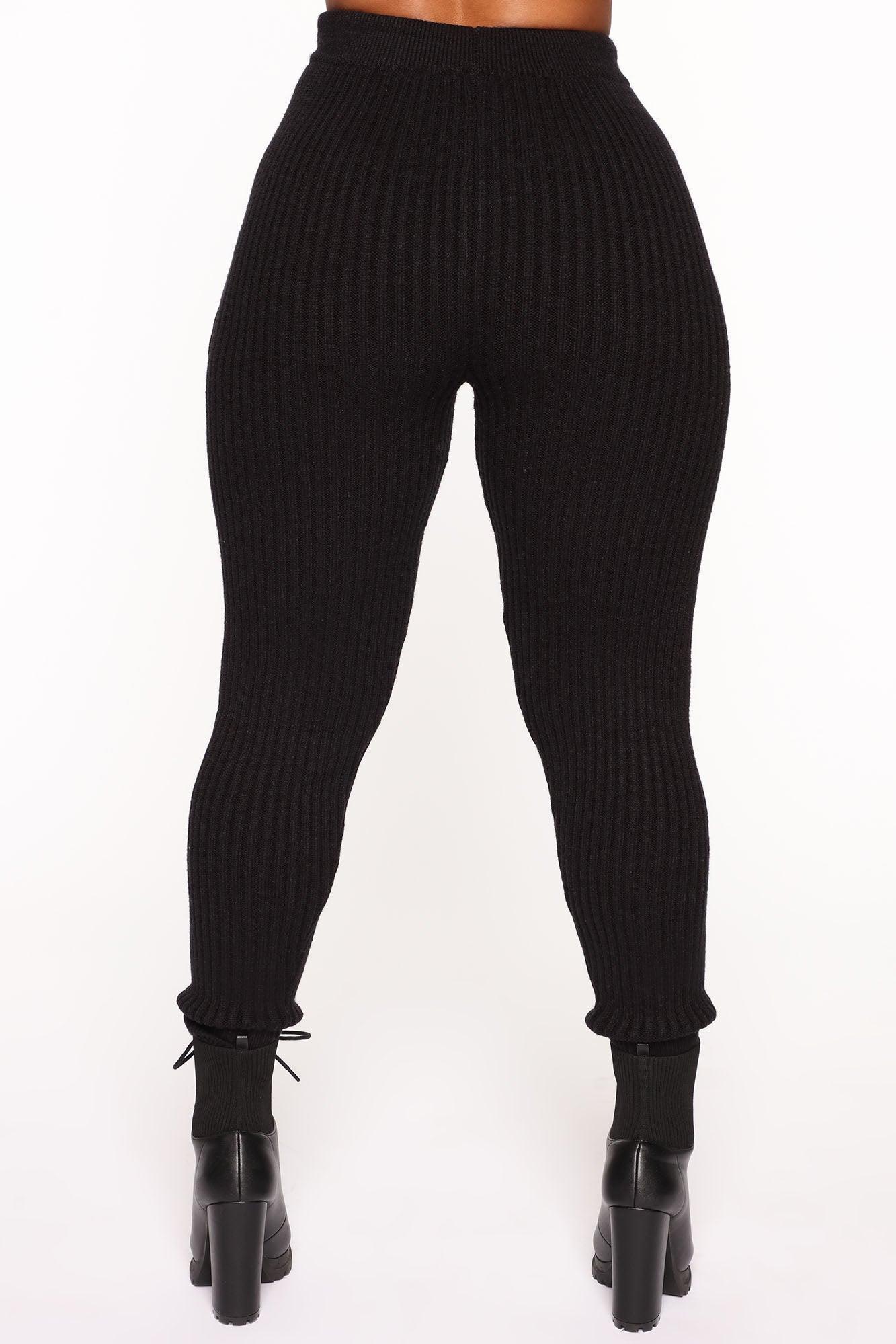 Cozy Nights Pant Set - Black Product Image