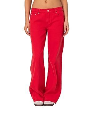 Edikted Womens Roman Low Rise Slouchy Jeans Product Image