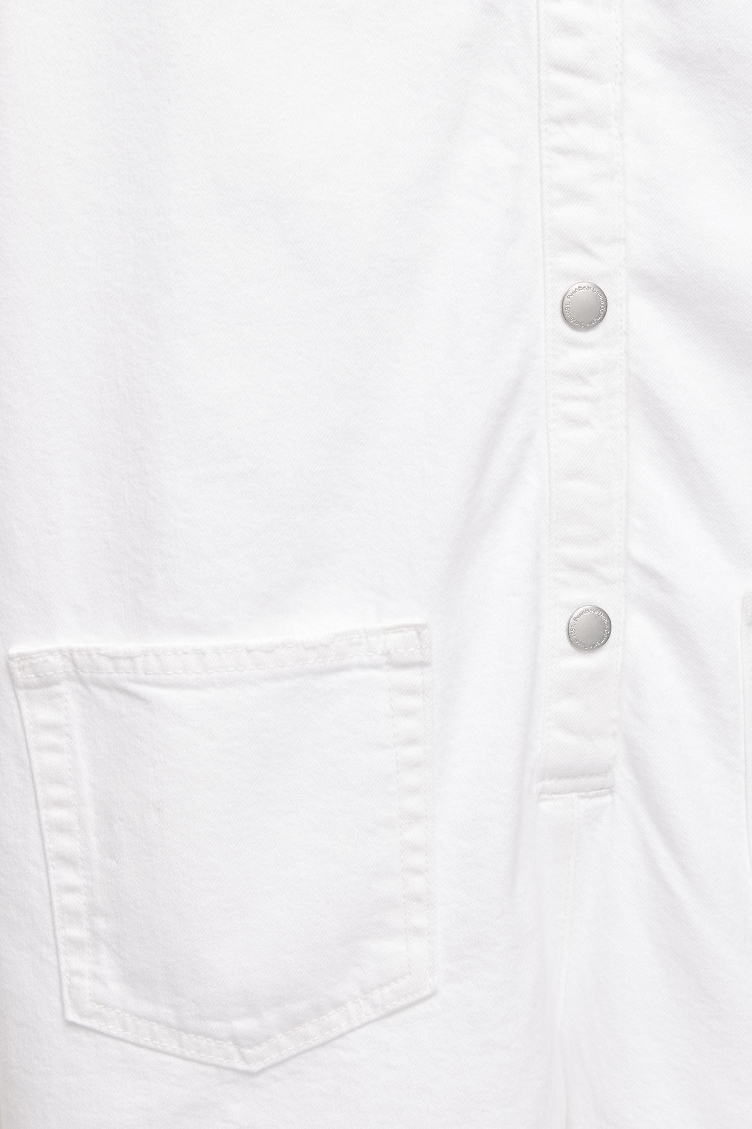 White short sleeve jumpsuit Product Image