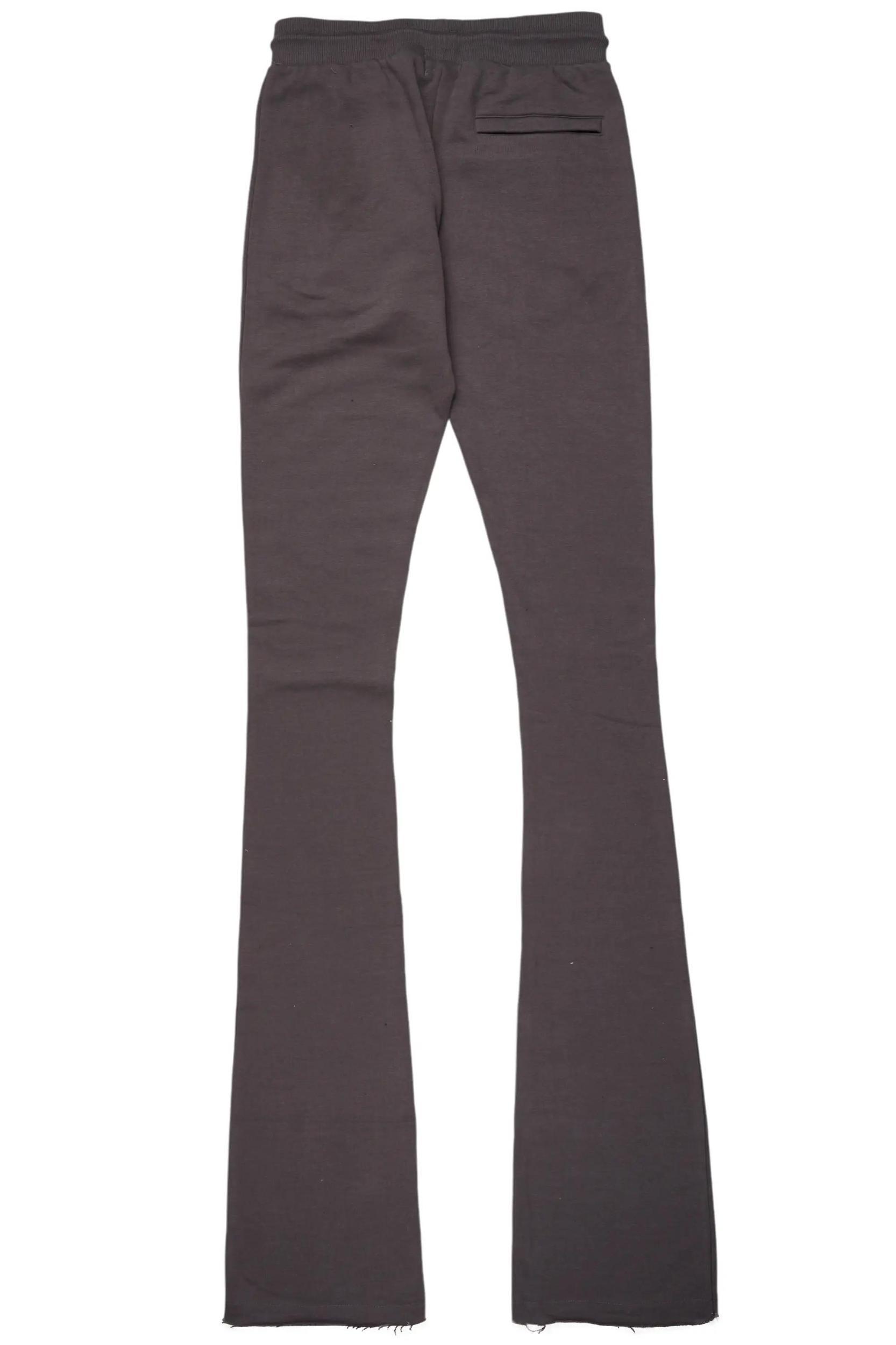 Adwin Painter Vintage Grey Super Stacked Flare Pants Male Product Image