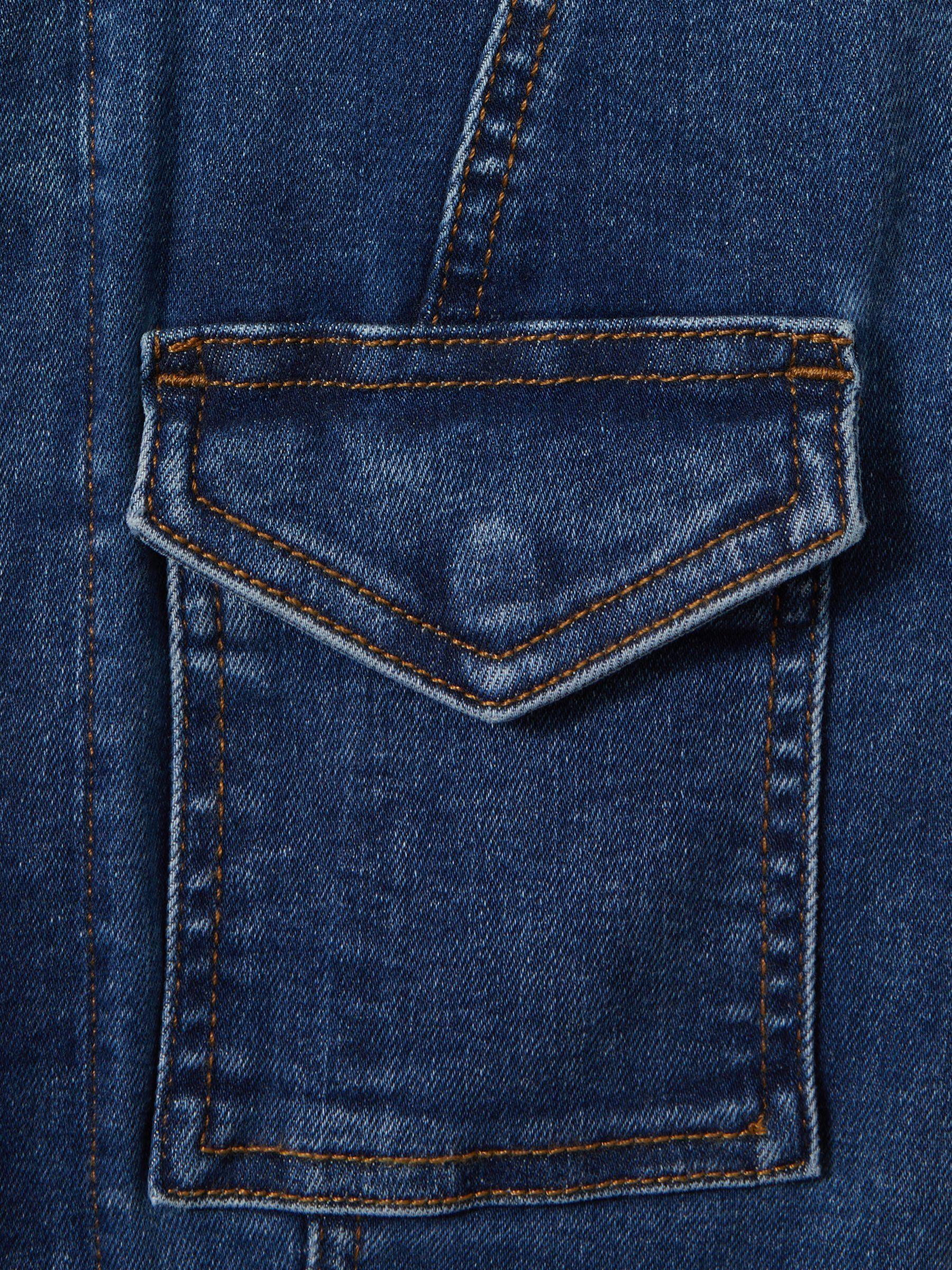 Good American Denim Mini Dress in Indigo Product Image