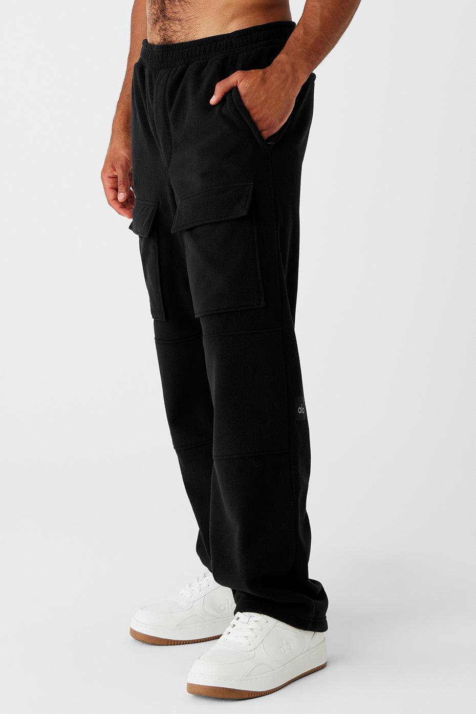 Polar Fleece Ridge Cargo Pants - Black Male Product Image