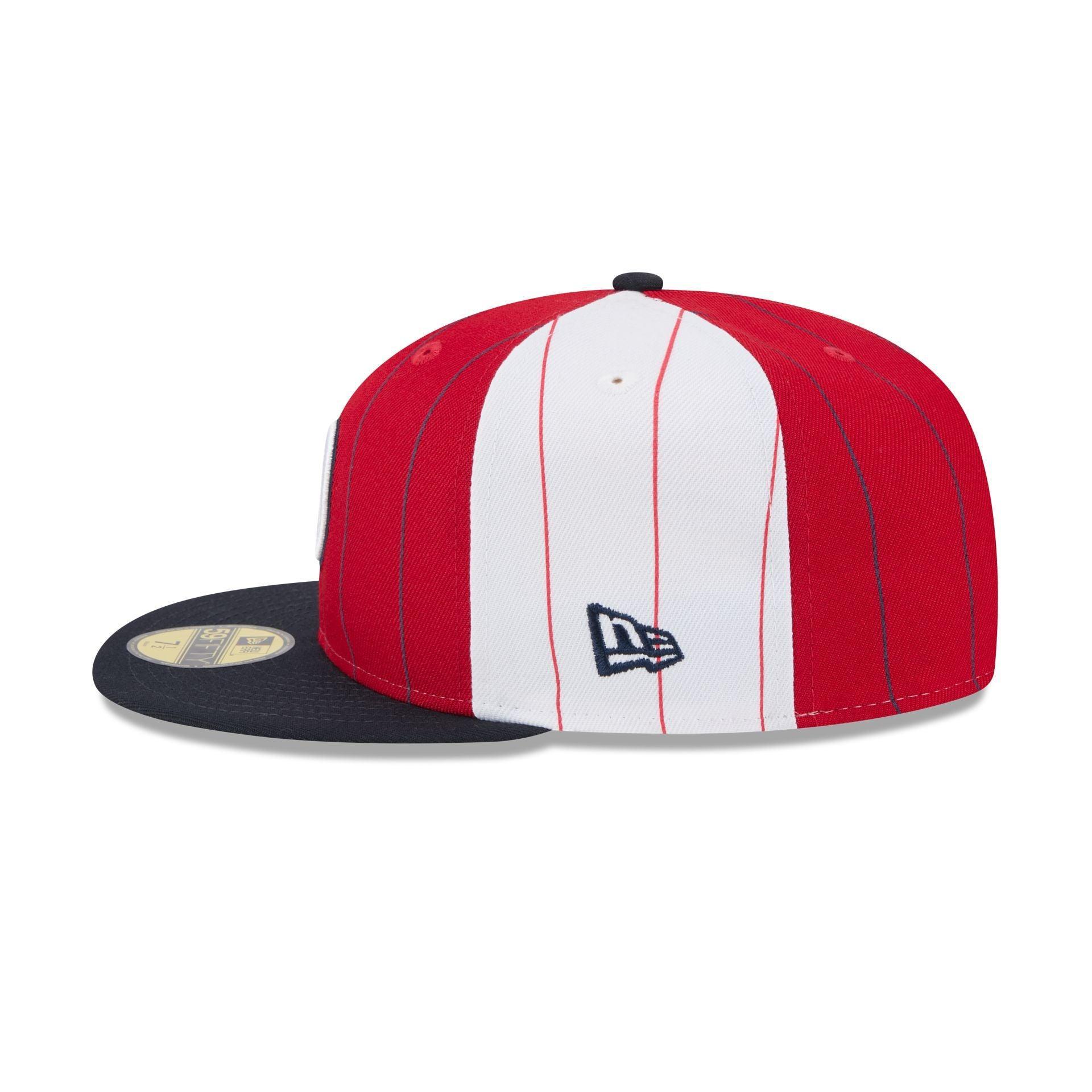 Washington Nationals Pinstripe League Pin 59FIFTY Fitted Hat Male Product Image
