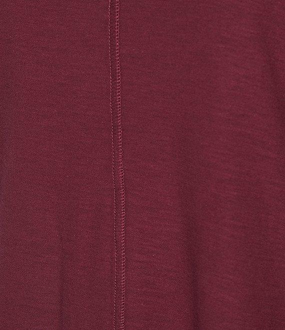Westbound Petite Size Knit 3/4 Sleeve Crew Neck Tee Product Image