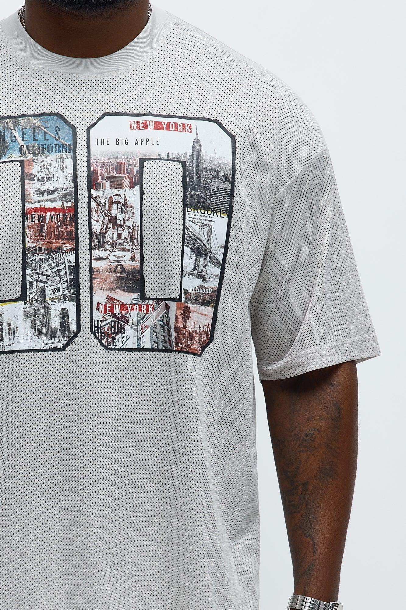 Regular Fit LA To NY Tshirt - Taupe Product Image