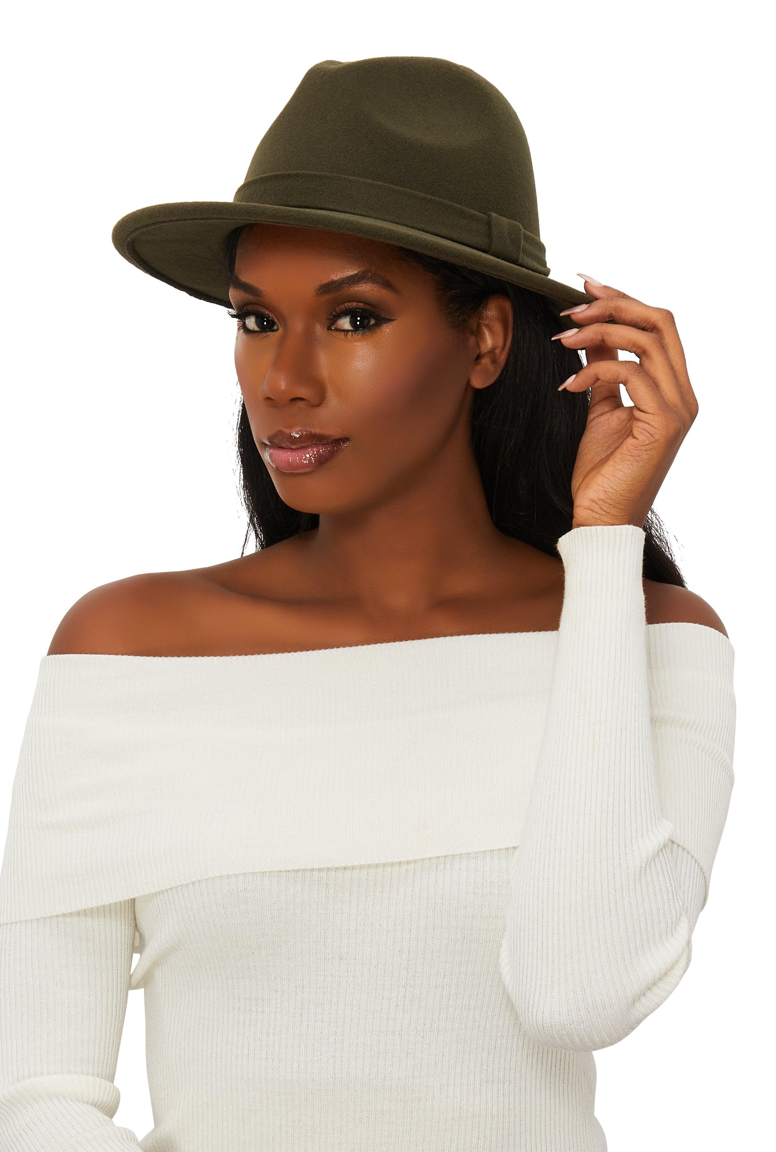 Solid Felt Fedora Female Product Image