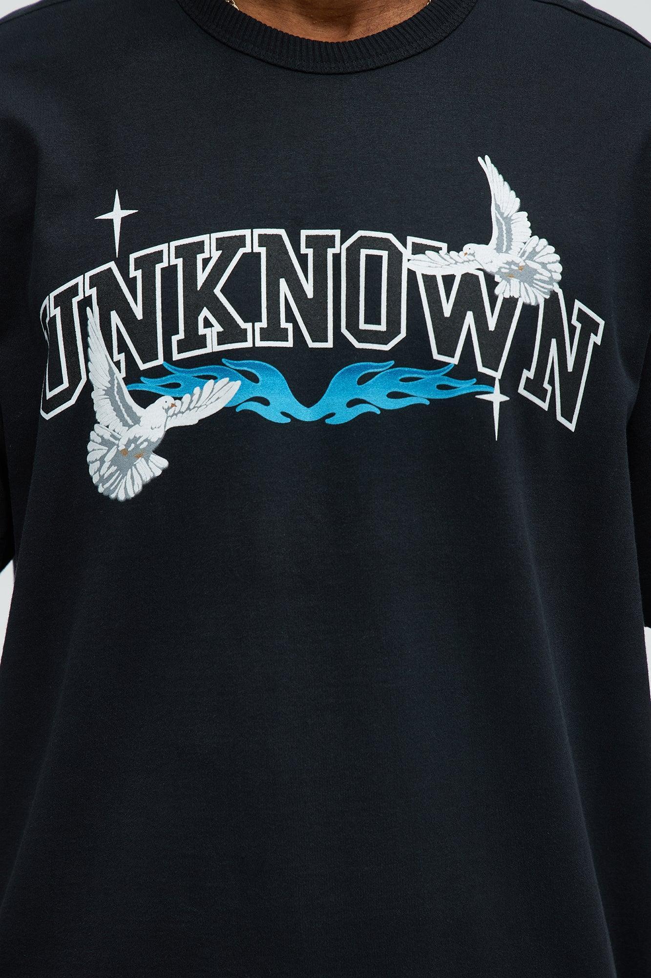 Unknown Oversized Short Sleeve Tee - Black Product Image