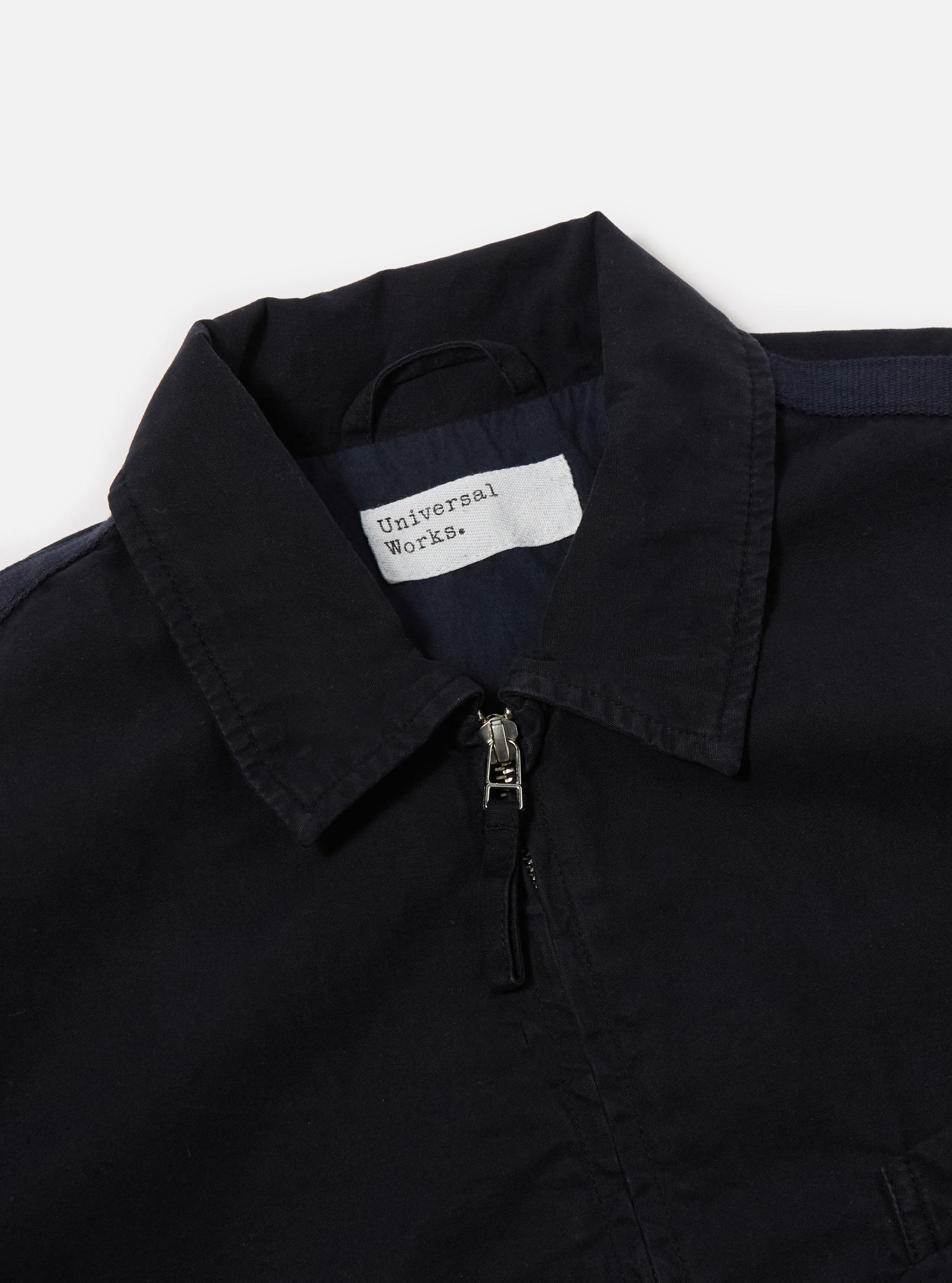 Navy Summer Canvas Windcheater Jacket Product Image