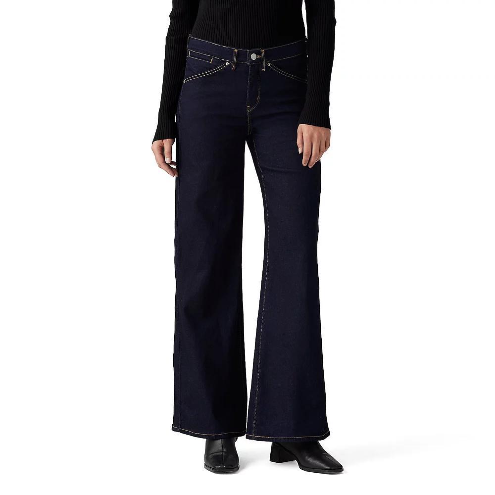 Women's Levi's® 318 Shaping Wide-Leg Jeans, Size: 26(US 2)Medium, Darkest Product Image