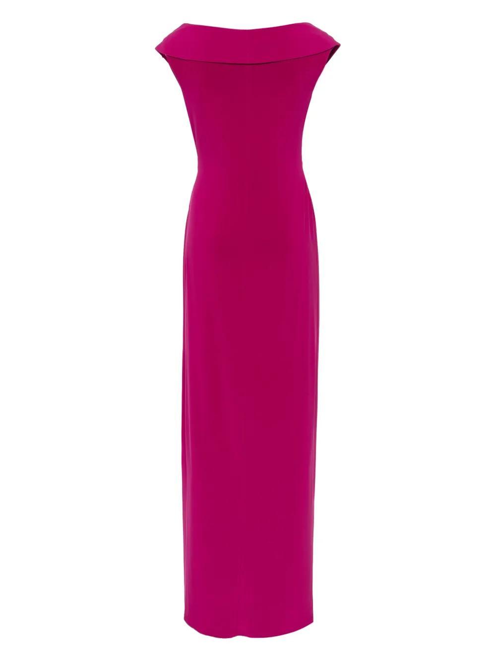 knot-detail wrap gown  Product Image