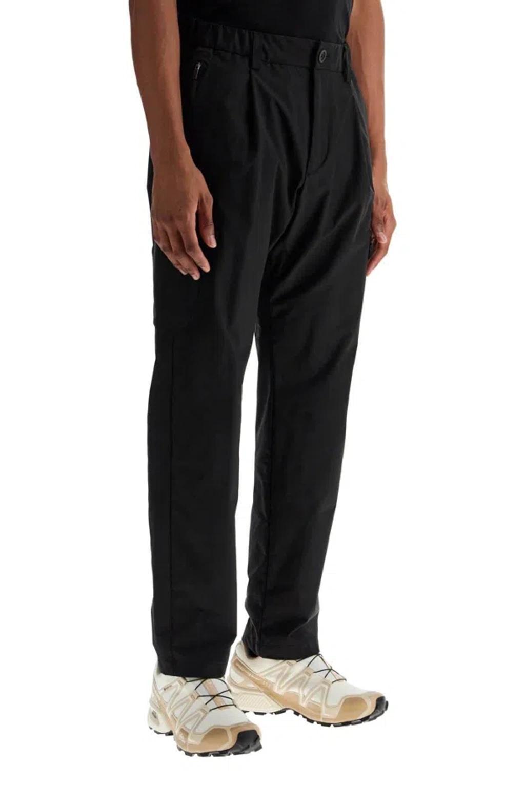 HERNO Black Polyester Pants With Patch Pockets Product Image