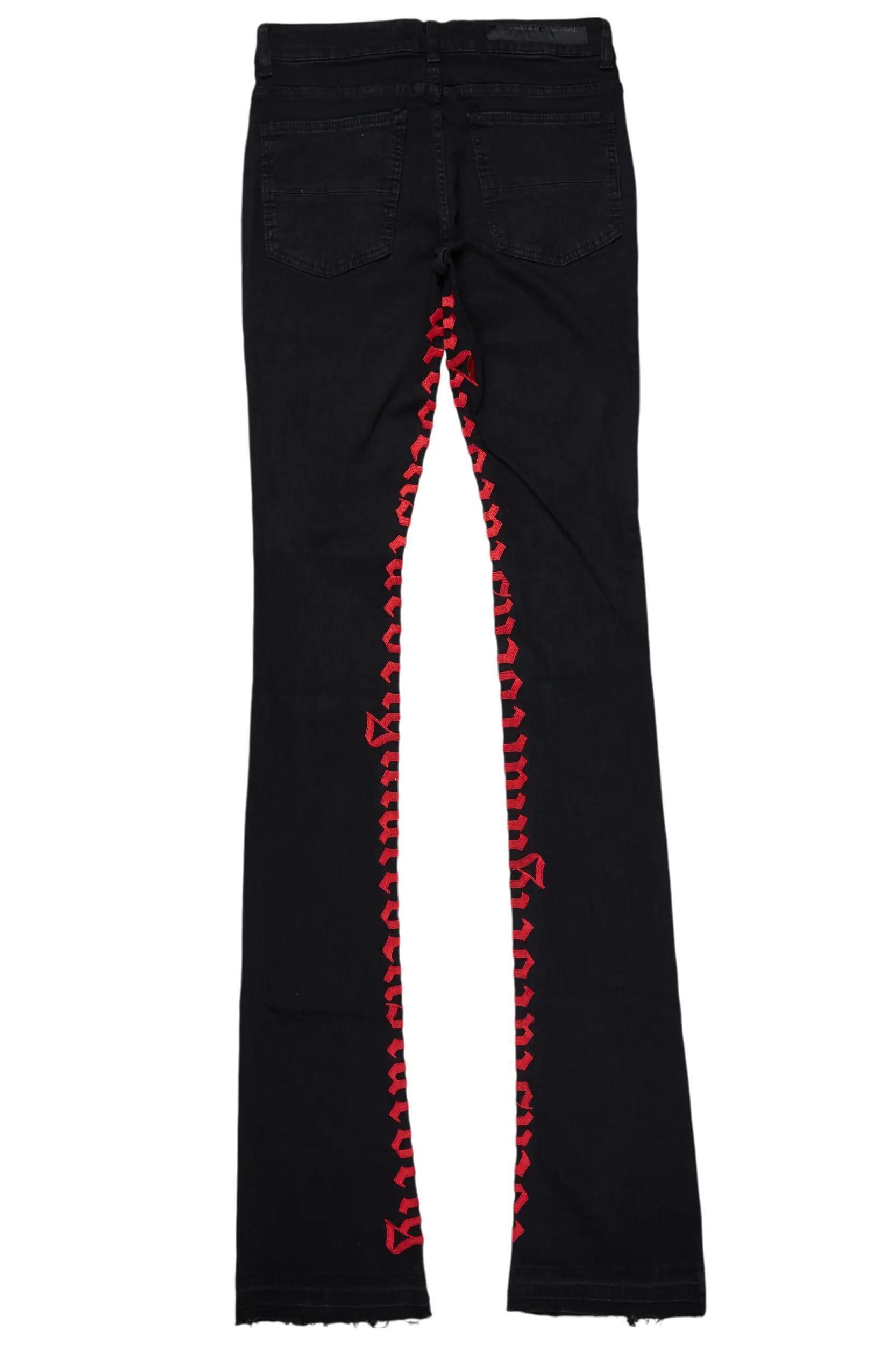 Colette Black Super Stacked Flare Jean Male Product Image