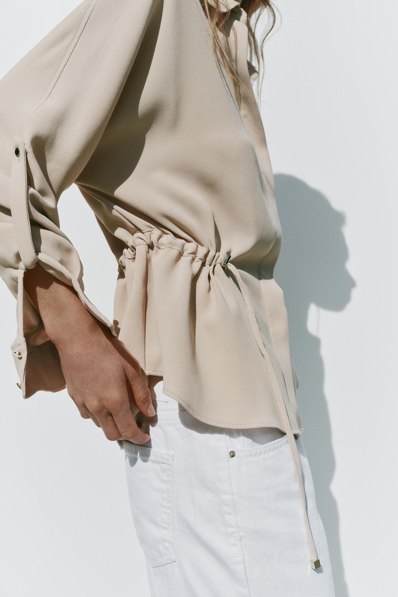 CREPE SAFARI SHIRT Product Image