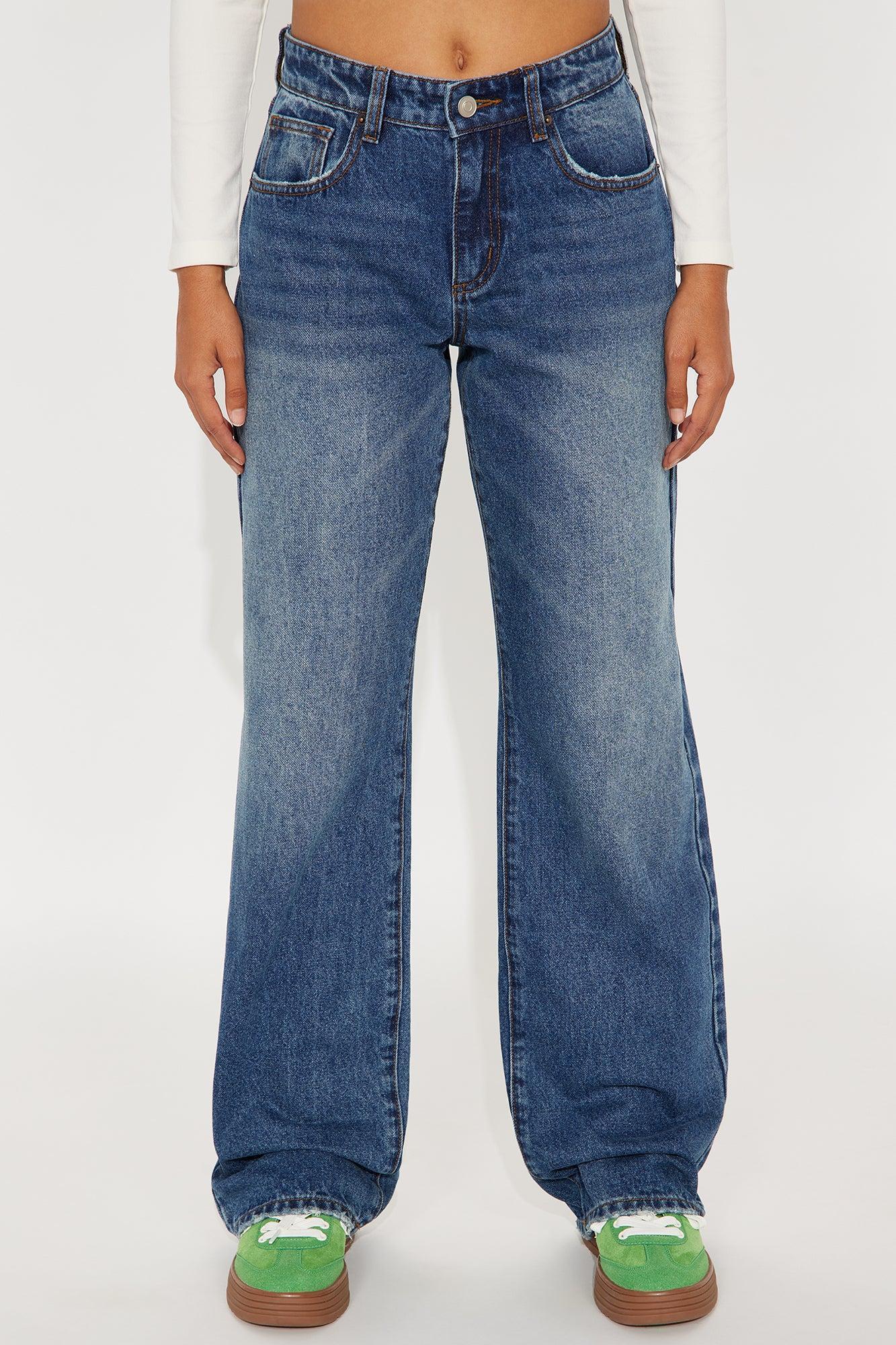Minimal Muse Straight Leg Jeans - Dark Wash Product Image